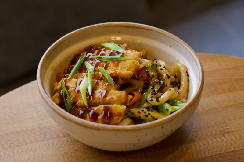 Удон с курицей Кафе Фавела Обнинск