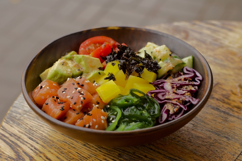 Поке с лососем Кафе Фавела Обнинск