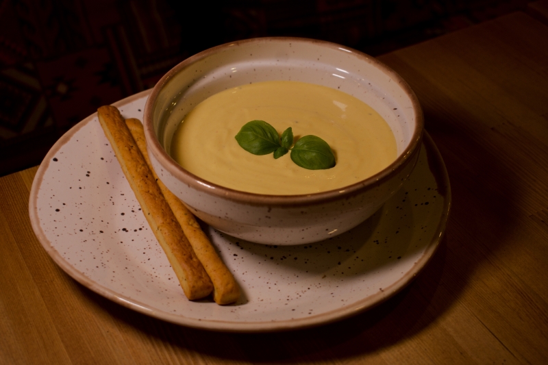 Сырный крем-суп Кафе Фавела Обнинск