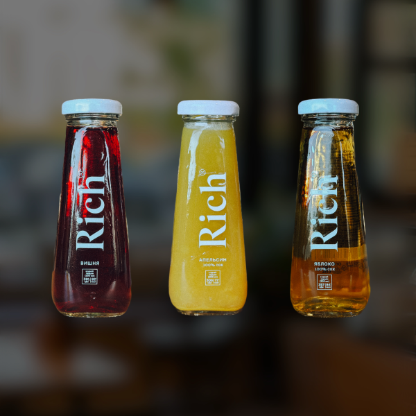 Сок Rich в стекле 0,2 л Кафе Фавела Обнинск